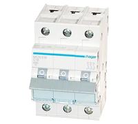 Busch-Jaeger Disjoncteur miniature MCN316 – 3 pôles, 16 A, caractéristique C, 6 kA