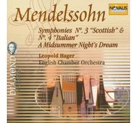 Hager - Mendelssohn: Symphonies 3 & 4 [Import]