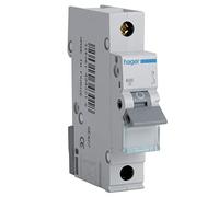 Hager Mtn120 miniature Circuit Breaker, 1 Tube, 1 module, Type B, 6 KA Breaking Capacité, courant de 20 A