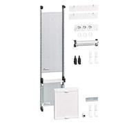 Hager Multimediafeld ZU37NW5APZ2 Univers Z, Champ de Distribution 1 Champ de répartition pour Distribution d'installation 3250612532698