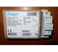 HAGER MZ203 Déclencheur Bobine à émission de courant 230-415V Vac 110-130V Vdc