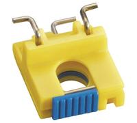 Hager Dispositif de blocage scellable pour interrupteurs automatiques série M/N/HM/ML, Interrupteur au pied, Jaune, IP65