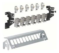 Hager Panneau 12 pièces avec 6 modules RJ45 FZ12 mm