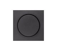 Hager - Plaque Centrale avec gradateur Anthracite
