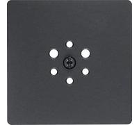Hager - Plaque centrale pour enceinte B1/B3 anthracite