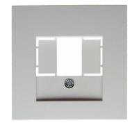 Hager - Plaque centrale prise tAE S1/b1/b3/B7 Blanc polaire