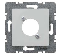 Hager - Plaque centrale rack XLR modul2/aRSYS/K1/S1 Blanc polaire