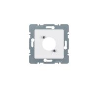 Hager - Plaque centrale rack XLR modul2/aRSYS/K1/S1 Blanc polaire