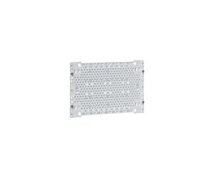 Hager Plaque de montage en plastique UM00M0 pour utilisation multimed. Accessoires pour petit distributeur 3250610660836, blanc