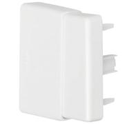 Hager Plaque d'extrémité LFF6006069016 pour canal LF/LFF/LFH blanc signalisation 30/40/60 x 60 mm