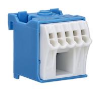 Hager QUICK CONNECT N KN06N Bloc de serrage Bleu, Blanc