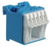 Hager QUICK CONNECT N KN06N Bloc de serrage Bleu, Blanc