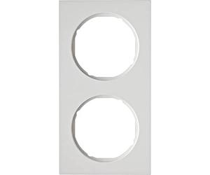 Hager r.3 cadre R3 2 éléments Blanc polaire brillant