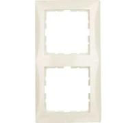 Hager S1 - Cadre 2 postes Gloss Blanc