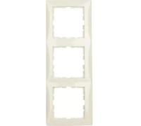 Hager S1 - Cadre 3 éléments Gloss Blanc