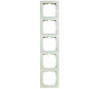 Hager S1 Berker Cadre 10158982 5fach Blanc (Crème) Brillant
