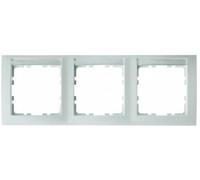 Hager S1 Berker Cadre 10238919 3fach Waager. Blanc Polaire Brillant