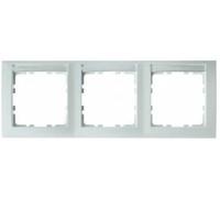 Hager S1 Berker Cadre 10238919 3fach Waager. Blanc Polaire Brillant