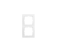 Hager Cadre S1 80 x 80 2 éléments Blanc polaire