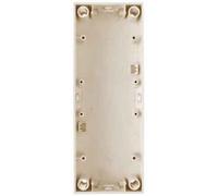 Hager S1 - Socket 3 éléments Blanc brillant