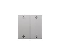 Hager S1 - Touche double avec flèche Gloss Blanc polaire
