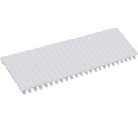 Hager S35S Bande de recouvrement pour panneau de distribution Bandes de recouvrement plastique blanc pur (RAL 9010)