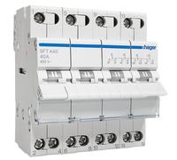 HAGER - Inverseur modulaire 2 pôles 40A, point commun amont, I-0-II (SFT440)