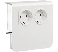 Hager SL200809009016 Accessoire de plinthe électrique Tehalit conteneur à prises de courant blanc 1 pc(s)