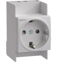 Hager SN Prise Murale Modulaire (Prise européenne) - SN016
