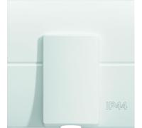 Hager - Sortie de câble blanche étanche IP44 avec support sans plaque Essensya HAGER WE154