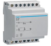 Hager Transformateur de sécurité ST314 40 VA 230/12-24 V monophasé