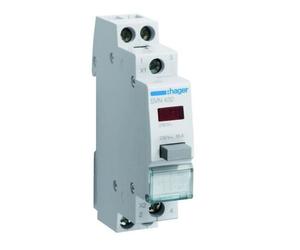 Hager SVN432. Internationale Schutzart (IP-Code): IP20. Breite: 17,5 mm, Höhe: 83 mm, Bouton + interrupteur