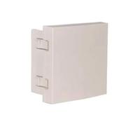 Hager Systo - Couvercle aveugle 2 modules Blanc