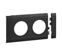 hager Tehalit Cache 2-f OT 80 mm graphite-noir GB080209011 Quantité:1