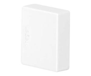 hager Tehalit Embout de coupe 20x20mm blanc trafic LF200206 vws Quantité:1