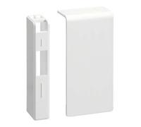 Tehalit Embout SL2008069016 pour chemin de câbles – stratifié coupé 20×80 mm blanc