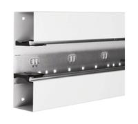 hager Tehalit Partie inférieure de goulotte de plinthe 68x210mm acier BRS652101 vws Quantité:2