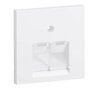 hager Tehalit Plaque centrale UAE 2 fois pour cadre de façade 55 GZUAE2A vws Quantité:1
