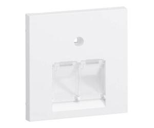 hager Tehalit Plaque centrale UAE 2 fois pour cadre de façade 55 GZUAE2A vws Quantité:1