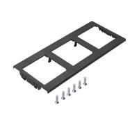 hager Tehalit Plaque de recouvrement triple pour support d’appareil GTMBV04T3 Quantité:1