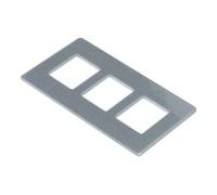 hager Tehalit Plaque de support triple GTVDM013 Quantité:1