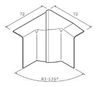 Hager tehalit. SL - Angulo intérieur SL20055 hêtre
