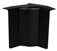 Goulotte Hager Angle intérieur variable pour plinthe SL20080 graphite noir (SL2008049011)