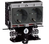 Hager Tehalit Surface Mount Box Plinth Trunking (Prise européenne) - SL200559409011