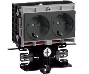 Hager Tehalit Surface Mount Box Plinth Trunking (Prise européenne) - SL200559409011