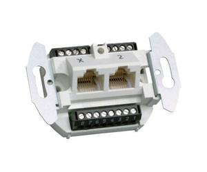 hager Tehalit UAE Boîte de connexion double 8/8 pôles G 3120 Quantité:1