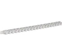 Hager Goulotte de câblage vk-flex 10 L2212 autocollante polyamide 250 mm 10×10 mm Gris