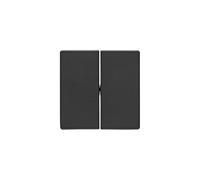 Hager - Touche double q1/Q3 anthracite velours