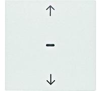 Hager - Touche simple volet am sans b blanc polaire brillant blanc G