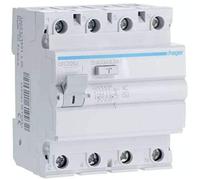 Hager Type AC - Interrupteur différentiel 4 pôles 25 A 300 mA AC